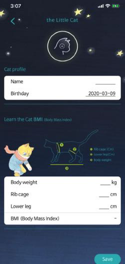 the Little Cat 온보딩 화면